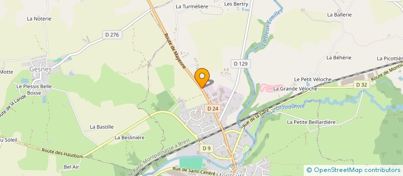 localisation de l'entreprise ATIPIK3DPRINT  MONTSURS
