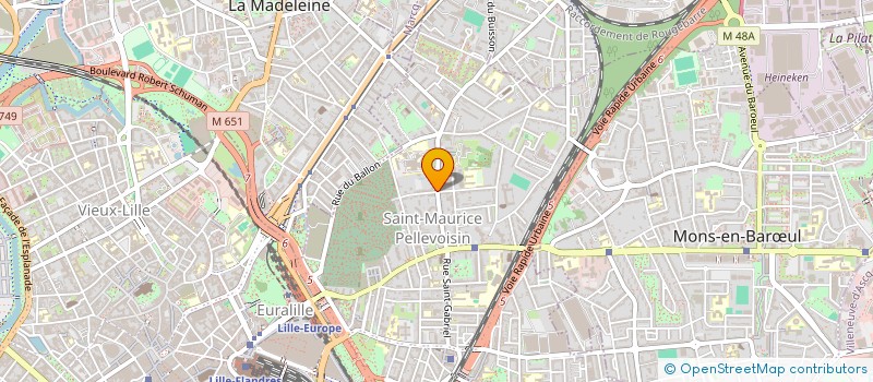 localisation de l'entreprise ATIPYC à LILLE