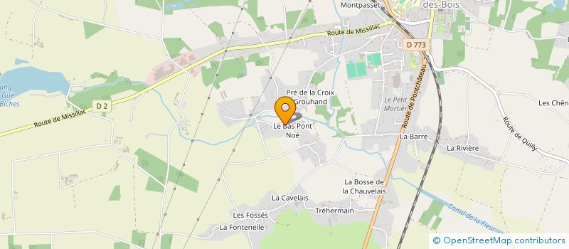 localisation de l'entreprise ATIQ  SAINT-GILDAS-DES-BOIS