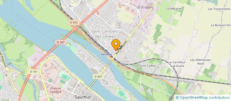 localisation de l'entreprise ATIQUE  SAUMUR