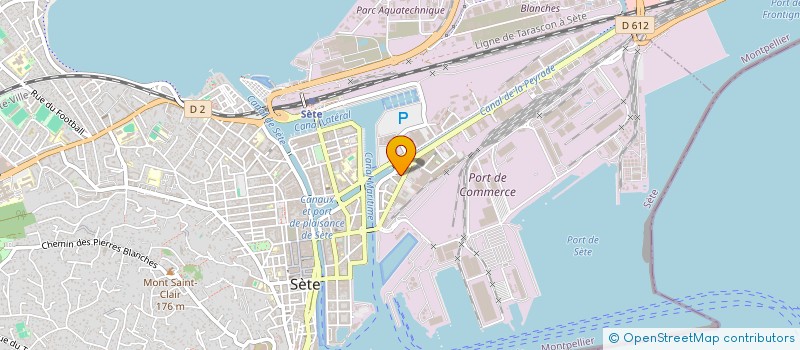 localisation de l'entreprise ATIQUE-POP  SETE