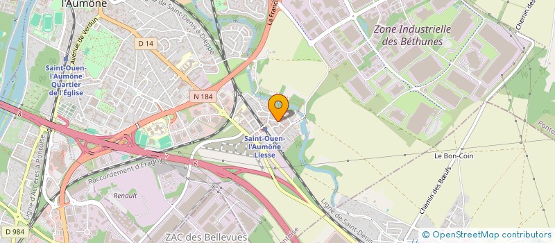 localisation de l'entreprise ATIR-ELEC à SAINT-OUEN-L'AUMONE
