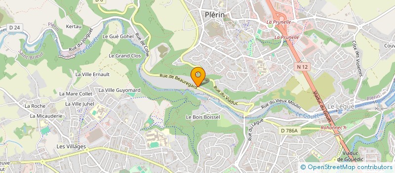 localisation de l'entreprise ATIS à PLERIN