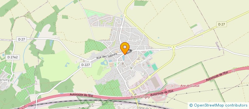 localisation de l'entreprise ATIS  GUEUX