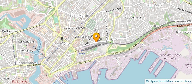 localisation de l'entreprise ATIS  GUIPAVAS