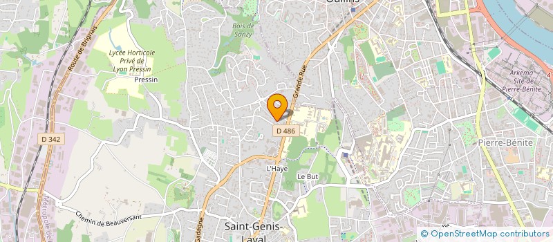 localisation de l'entreprise ATIS CONSEILS ET PATRIMOINE  SAINT-GENIS-LAVAL