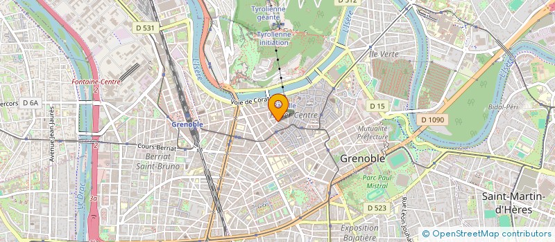 localisation de l'entreprise ATIS-FI à GRENOBLE