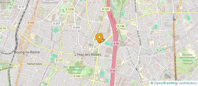localisation de l'entreprise ATIS INGENIERIE à L'HAY-LES-ROSES