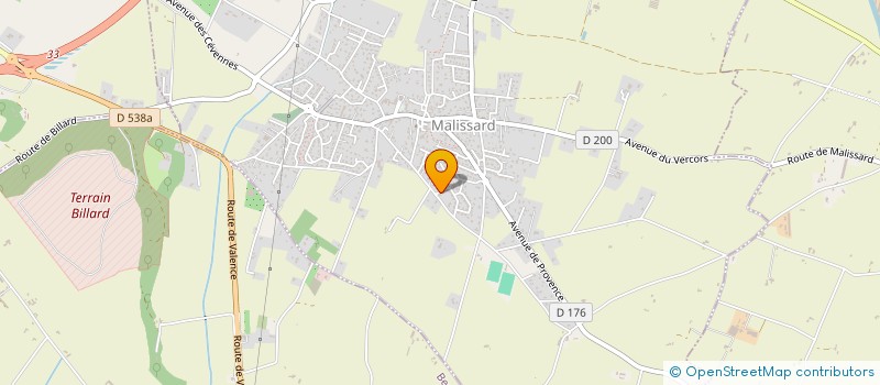 localisation de l'entreprise ATIS KELES à MALISSARD