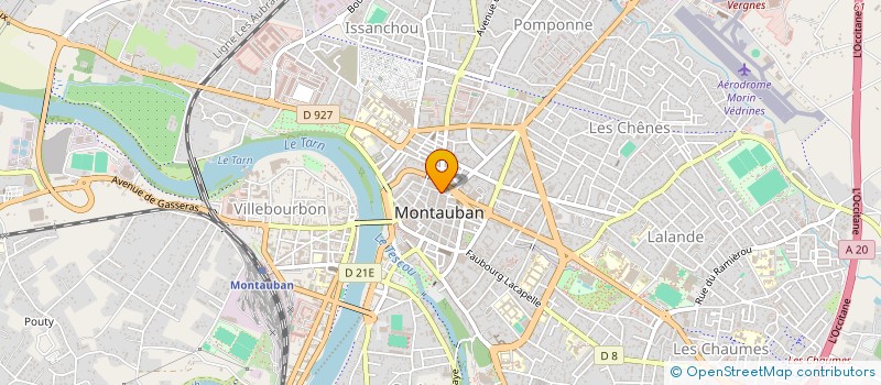 localisation de l'entreprise ATIS MEDIA à MONTAUBAN