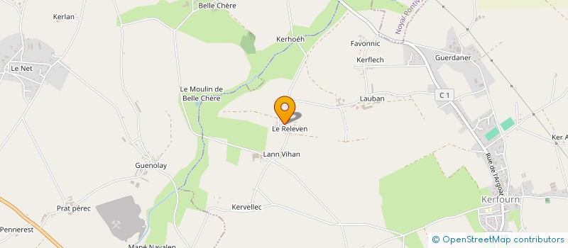 localisation de l'entreprise ATISE 56 à KERFOURN