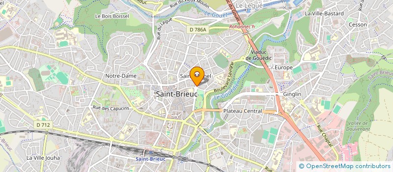 localisation de l'entreprise ATISI CONSEIL à SAINT-BRIEUC