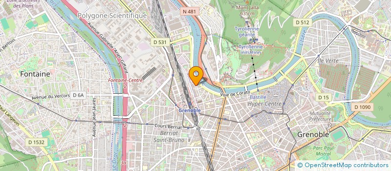 localisation de l'entreprise ATIT à GRENOBLE