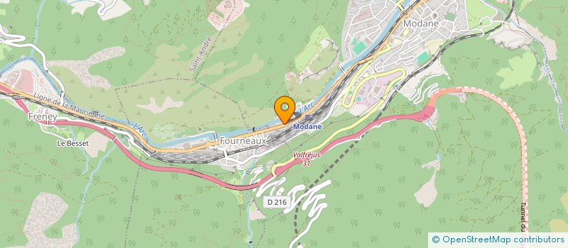 localisation de l'entreprise ATITI FRANCE à MODANE
