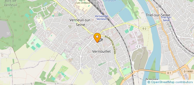 localisation de l'entreprise ATIWAZ à VERNOUILLET