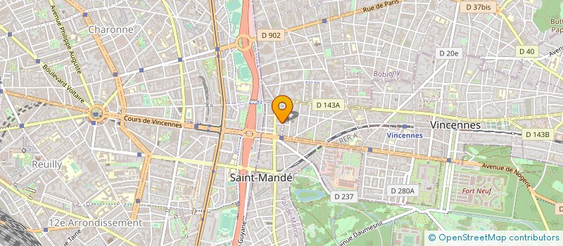 localisation de l'entreprise ATIXNET à SAINT-MANDE