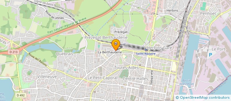 localisation de l'entreprise ATJ  SAINT-NAZAIRE