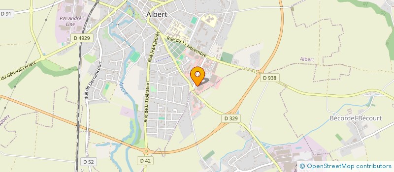 localisation de l'entreprise ATJ à ALBERT