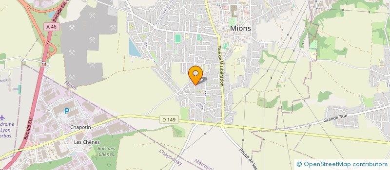 localisation de l'entreprise ATJ à MIONS