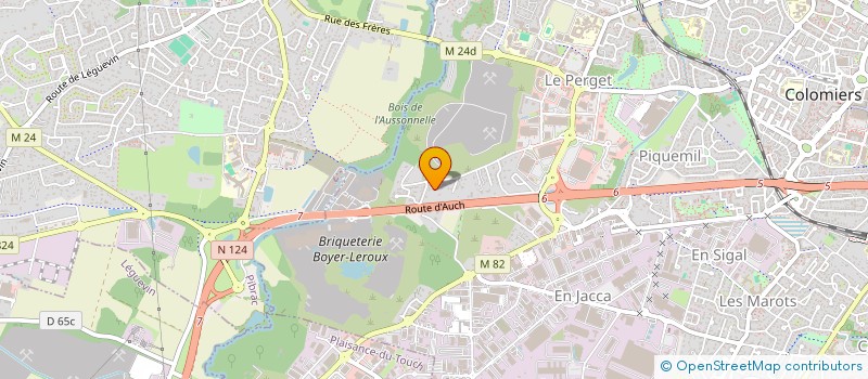 localisation de l'entreprise ATJ CREATION à COLOMIERS