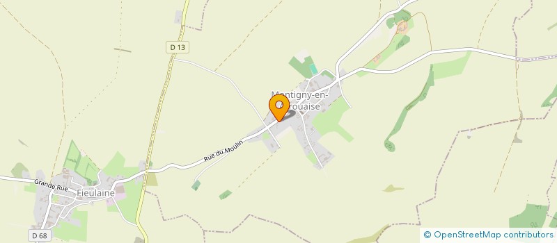 localisation de l'entreprise ATJ INDUSTRIE  MONTIGNY-EN-ARROUAISE