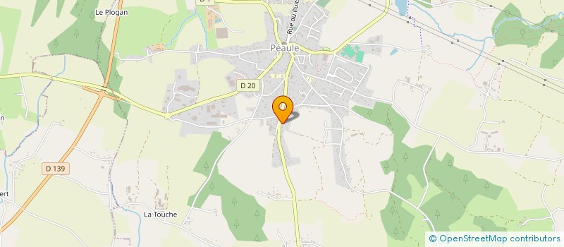 localisation de l'entreprise ATJ RIVIERE  PEAULE