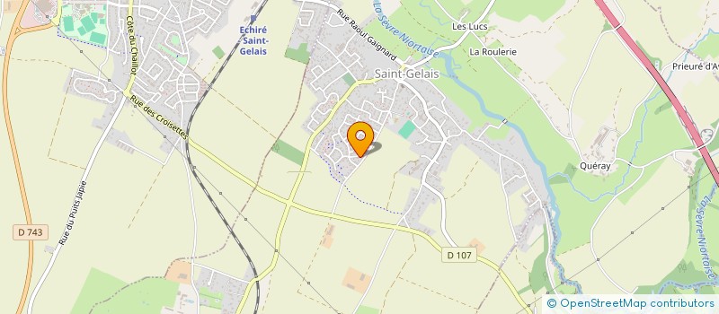 localisation de l'entreprise ATJM  SAINT-GELAIS