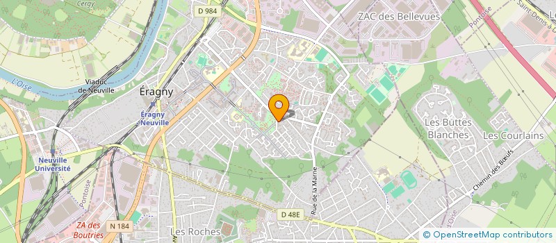 localisation de l'entreprise ATJS à ERAGNY