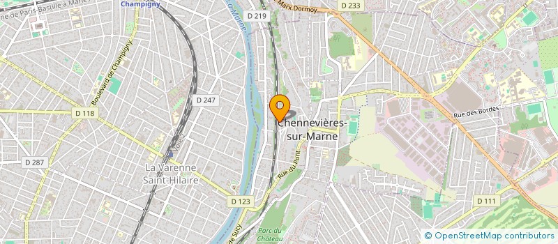 localisation de l'entreprise ATK à CHENNEVIERES-SUR-MARNE