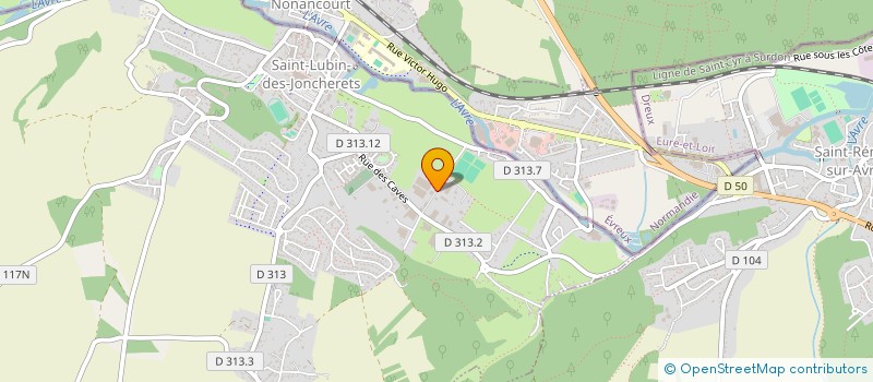 localisation de l'entreprise ATK à SAINT-LUBIN-DES-JONCHERETS