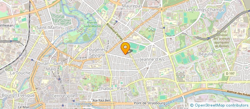 localisation de l'entreprise ATK  RENNES