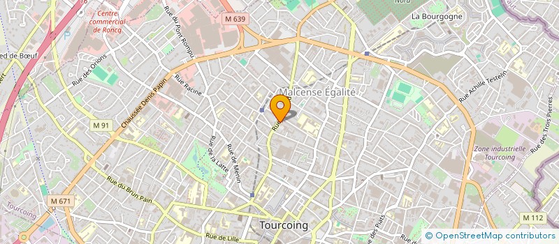 localisation de l'entreprise ATK BARBER  TOURCOING