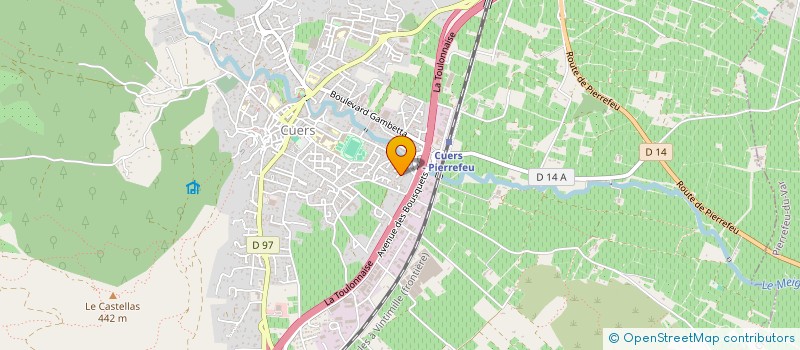 localisation de l'entreprise ATK IMMO  CUERS