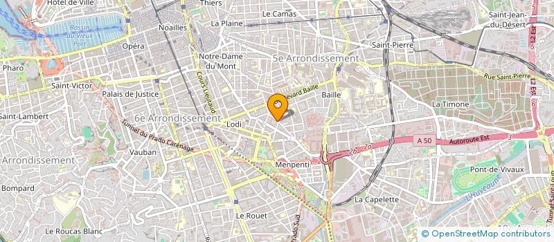 localisation de l'entreprise ATK LOGISTICS EUROPE à MARSEILLE