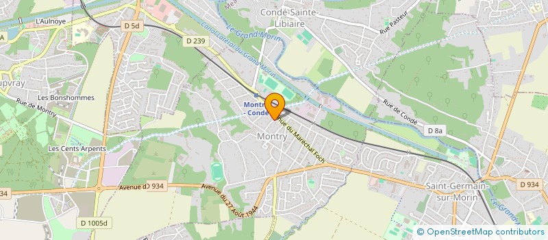 localisation de l'entreprise ATK PRESTA  MONTRY