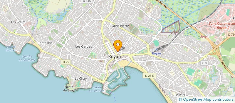 localisation de l'entreprise ATK TRANSACTION  ROYAN