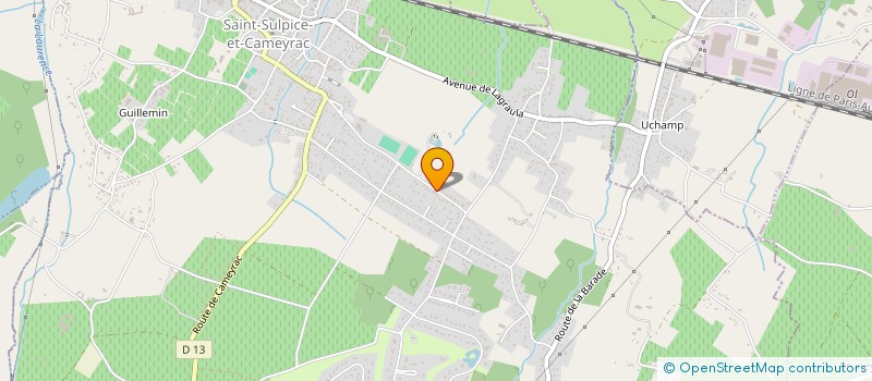 localisation de l'entreprise ATK3B IMMOBILIER  SAINT-SULPICE-ET-CAMEYRAC