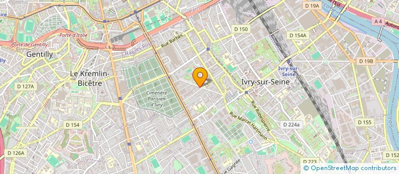 localisation de l'entreprise ATKALUMET à IVRY-SUR-SEINE