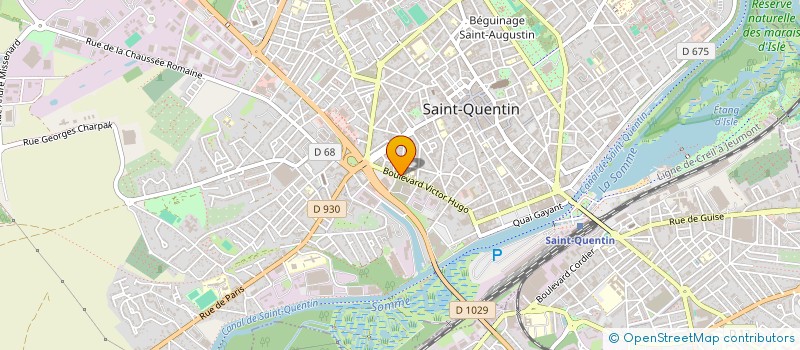 localisation de l'entreprise ATKH à SAINT-QUENTIN