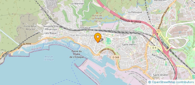 localisation de l'entreprise ATL à MARSEILLE