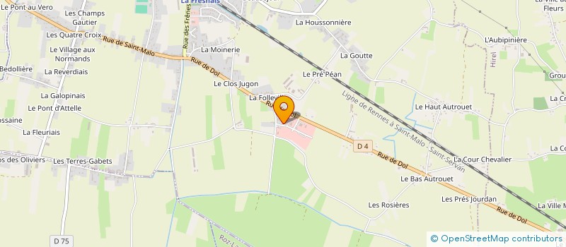 localisation de l'entreprise ATL CLEAN  LA FRESNAIS