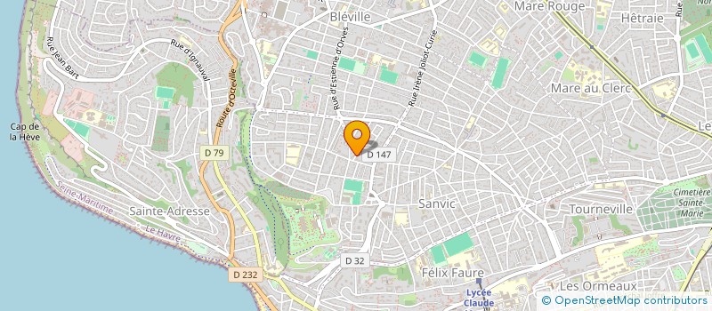 localisation de l'entreprise ATL DEVELOPPEMENT  LE HAVRE