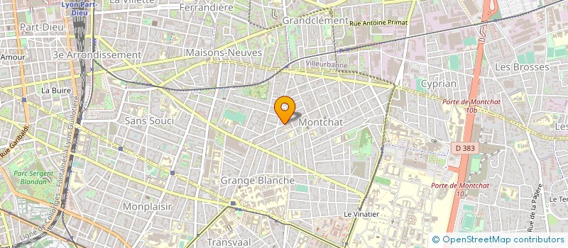 localisation de l'entreprise ATL DOM SERVICES à LYON