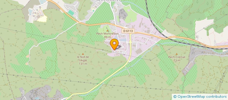 localisation de l'entreprise ATL-EBENISTE  MONTREDON-DES-CORBIERES
