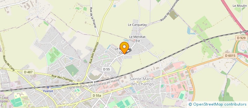 localisation de l'entreprise ATL IMMO  SAINTE-MARIE-DES-CHAMPS