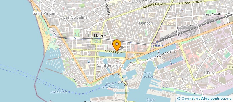 localisation de l'entreprise ATL LINES à LE HAVRE