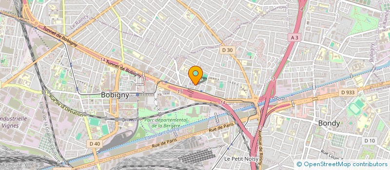 localisation de l'entreprise ATLA'S CLEAN MULTISERVICE  BOBIGNY