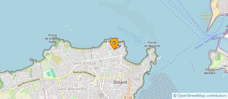 localisation de l'entreprise ATLAE  DINARD