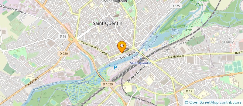 localisation de l'entreprise ATLAMAR SARL à SAINT-QUENTIN
