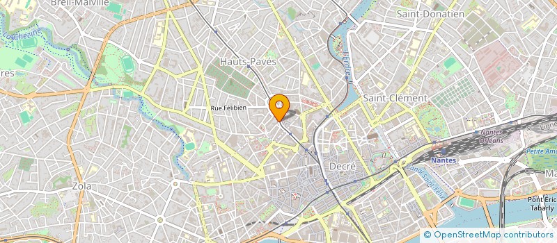 localisation de l'entreprise ATLAN 3 à NANTES